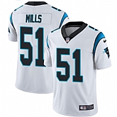 Nike Men & Women & Youth Panthers 51 Sam Mills White NFL Vapor Untouchable Limited Jersey,baseball caps,new era cap wholesale,wholesale hats